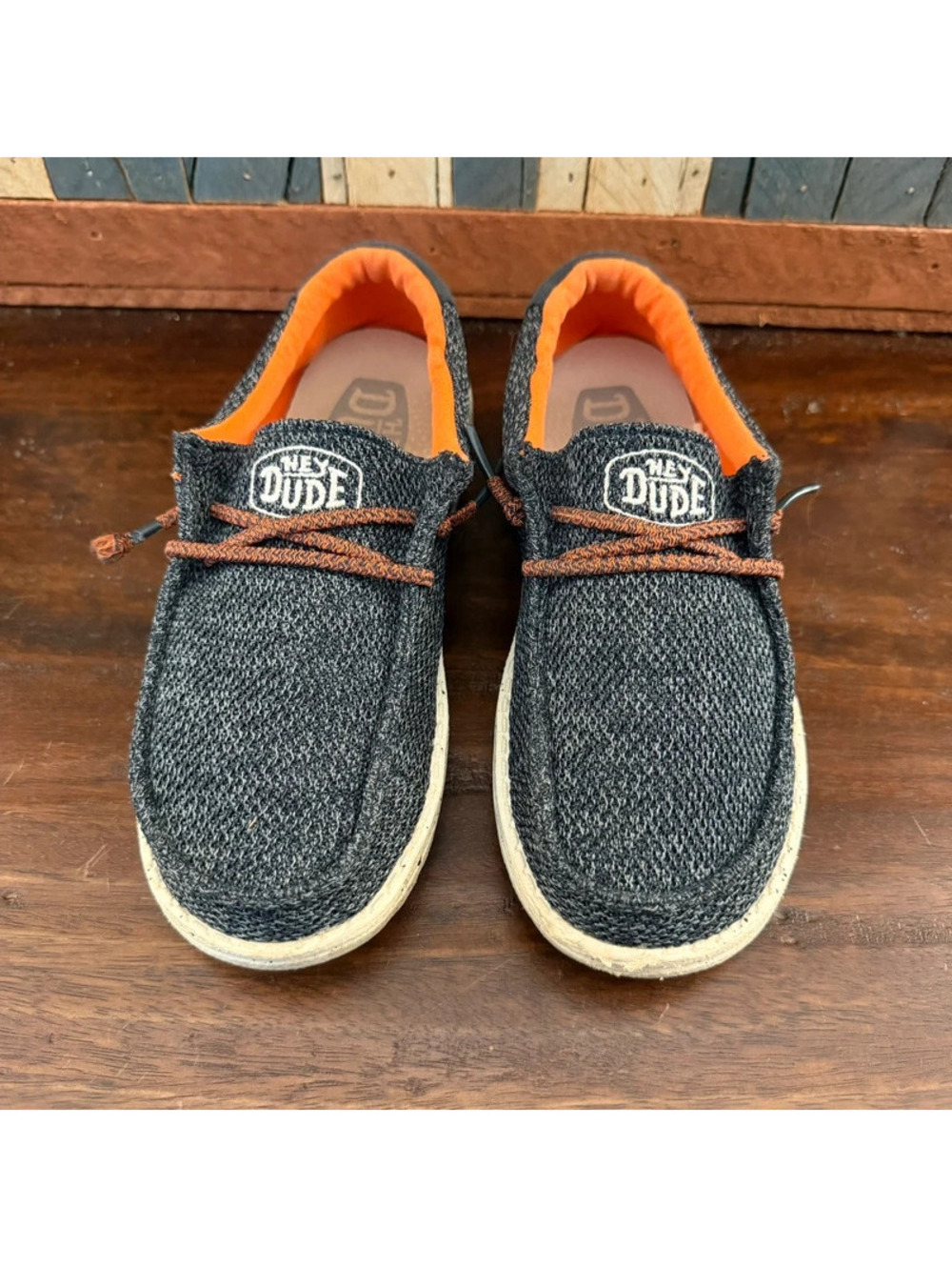 HeyDude Wally Youth Sox Ocean Blue Casual Loafers Size US Y2